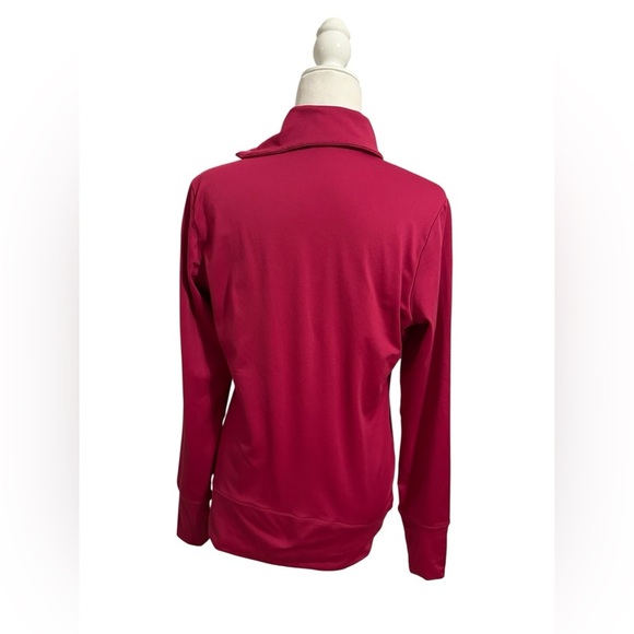Nike Golf Performance Crimson Pullover with Button Detail Thumbhole Size Large - Picture 4 of 12
